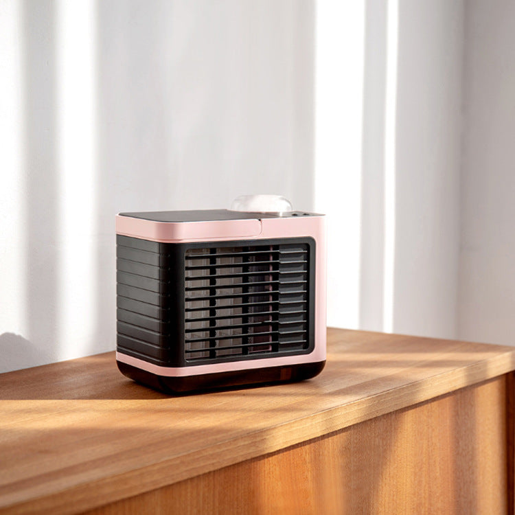USB Rechargeable Mini Ion Air Cooler Fan for Home