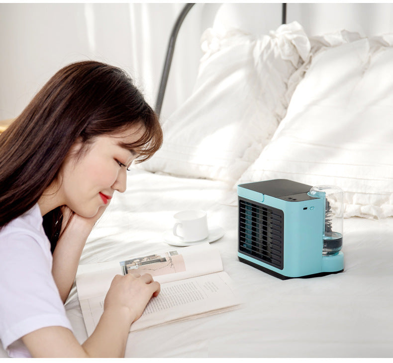 USB Rechargeable Mini Ion Air Cooler Fan for Home