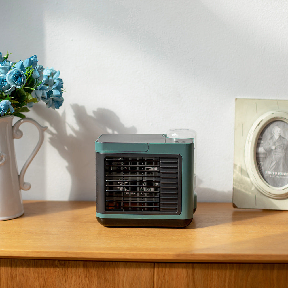 USB Rechargeable Mini Ion Air Cooler Fan for Home