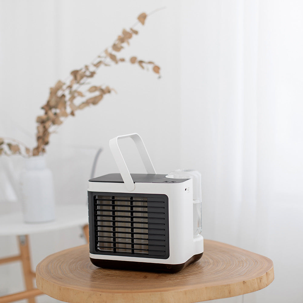 USB Rechargeable Mini Ion Air Cooler Fan for Home