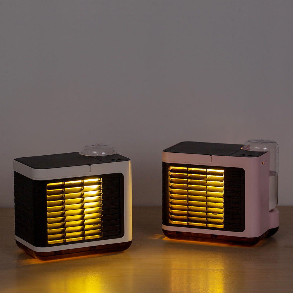 USB Rechargeable Mini Ion Air Cooler Fan for Home